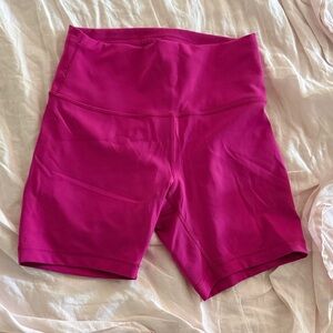 Lululemon Athletica Fuchsia Bike Shorts